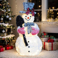 3ft Pre-Lit LED Snowman Decoration