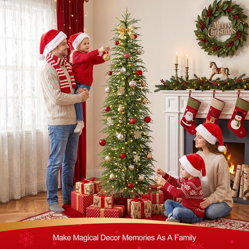 5/6/7FT Artificial Green Cypress Christmas Tree