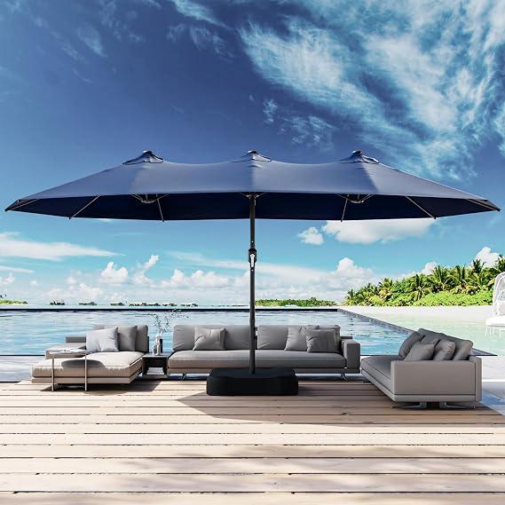 HorizonPro 15-Foot Heavy-Duty Outdoor Market Umbrella
